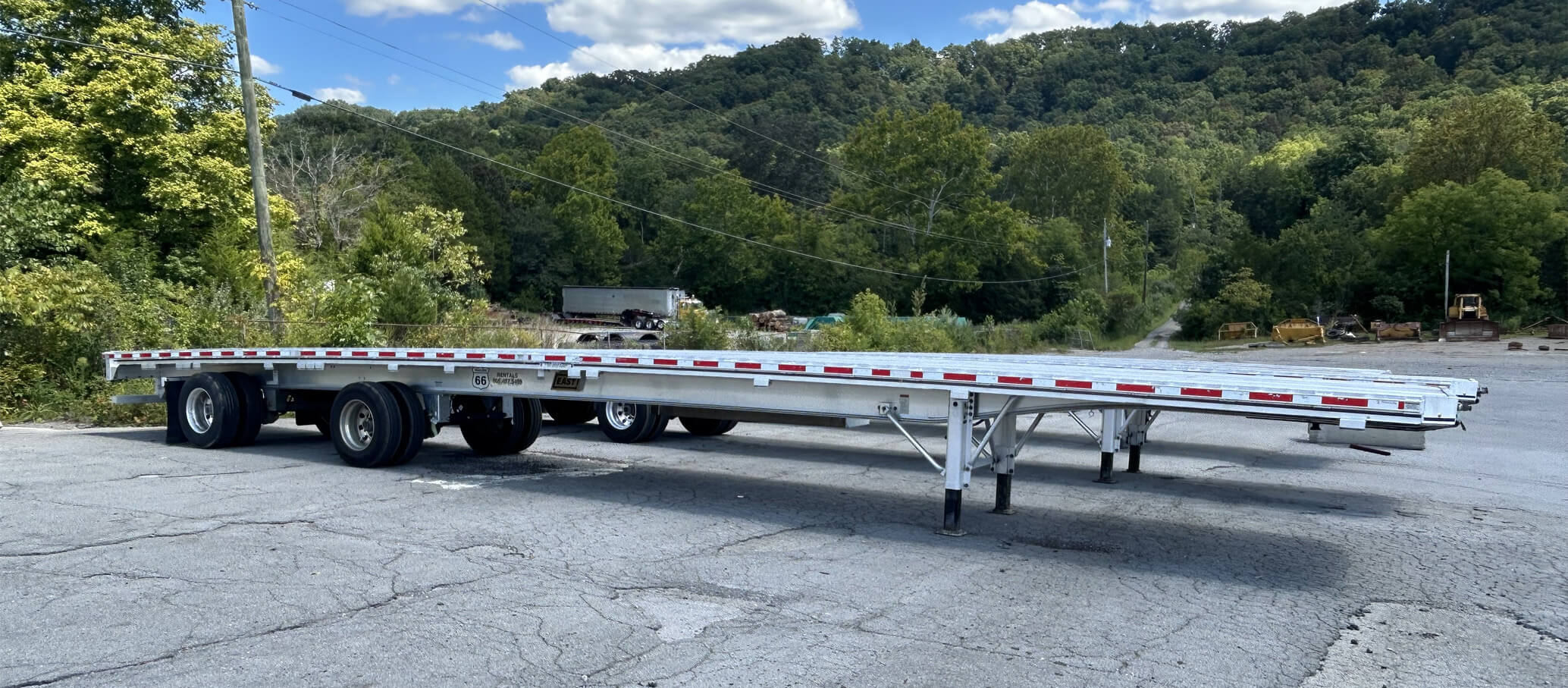 flatbed trailer